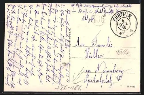 Künstler-AK Eugen Felle: Voithenberg, Ortspartie am Waldesrand