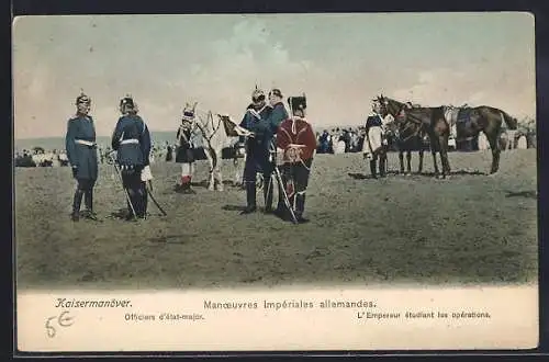 AK Kaisermanöver, Offiziere des Generalstabs