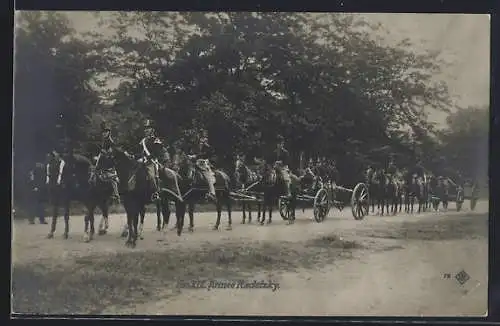 AK Kaiserhuldigung, Armee Radetzky