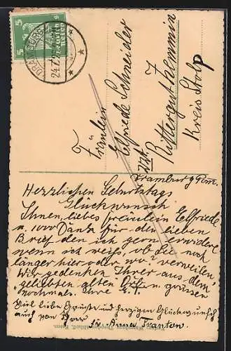 AK Essen / Ruhr, Portal des Justizgebäudes