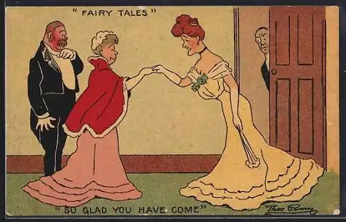 Künstler-AK sign. Theo Penny: So glad you have come, Fairy Tales