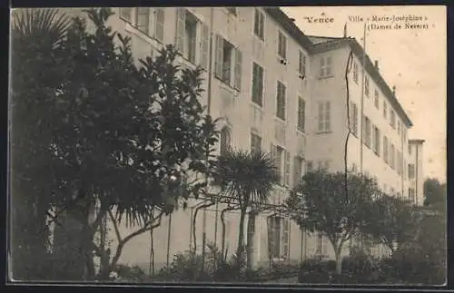 AK Vence, Villa «Marie-Joséphine», Dames de Nevers