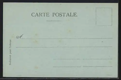 Mondschein-AK Nice, Quai col Capo Montboron sous la lune