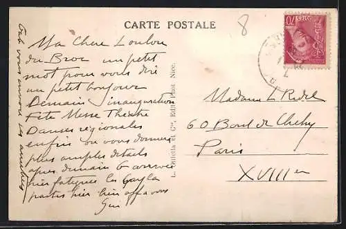 AK Le Broc, L`Hôtel Beau Séjour et la célèbre fontaine du village