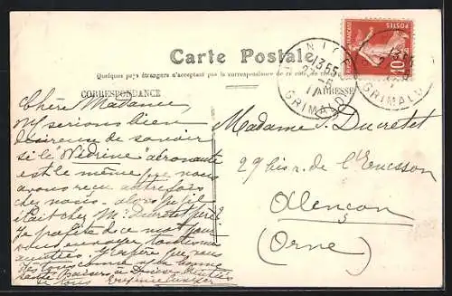 AK Nice, Hôtel du Parc Impérial