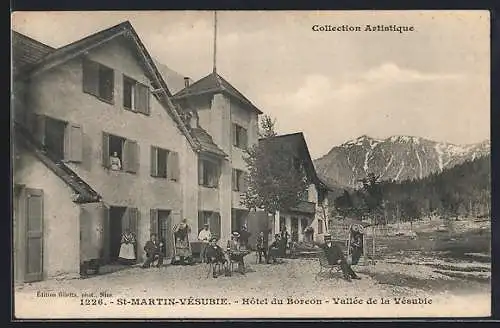 AK St-Martin-Vésubie, Hôtel du Boréon, Vallée de la Vésubie