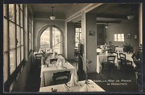 AK Sospel, Hôtel de France, Le Restaurant