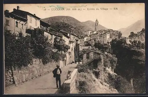 AK Lucéram, Entrée du Village