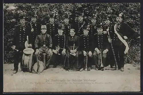 AK Braunau am Inn, Musikkapelle der Gebrüder Weinberger