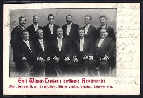 AK Emil Winter-Tymians Gesellschaft, Portrait