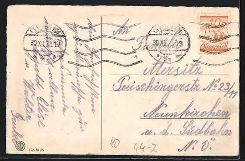 AK Glücks-Scheck, Neujahrsgruss