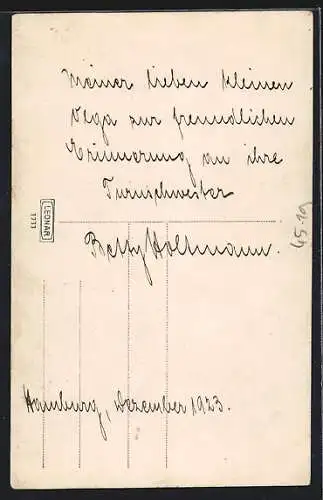 Foto-AK Turnerinnen in Trikots