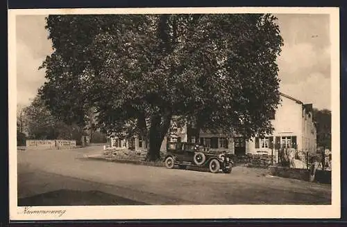 AK Krummenweg, Restaurant Doerenkamp mit Auto