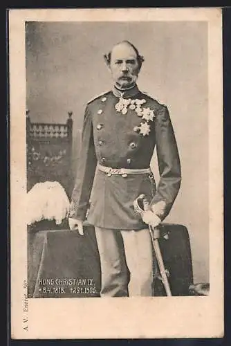 AK König Christian IX. von Dänemark, 1818-1906