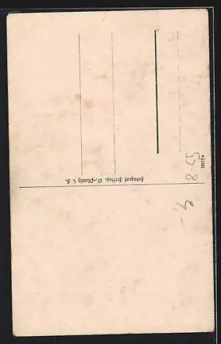 AK Kunstfahrer Paul Besser am Haus, Akrobat