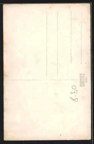 Foto-AK Zwei Fabrikarbeiter in der Werkshalle