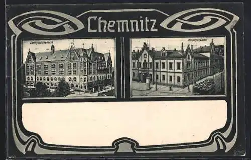 AK Chemnitz, Hauptpostamt und Oberpostdirektion