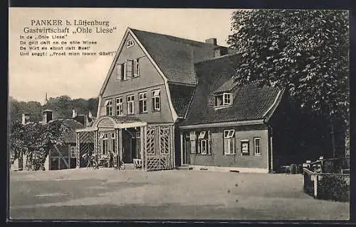 AK Panker b. Lütjenburg, Gasthaus Ohle Liese