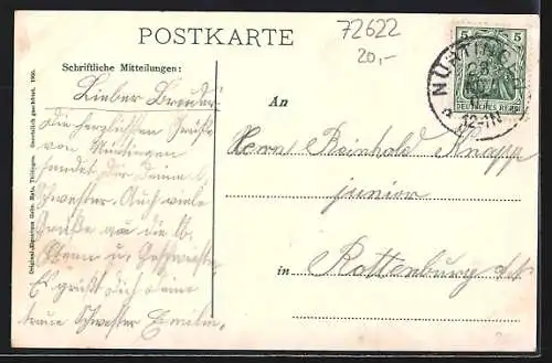 AK Nürtingen, Blick in die Kirchstrasse