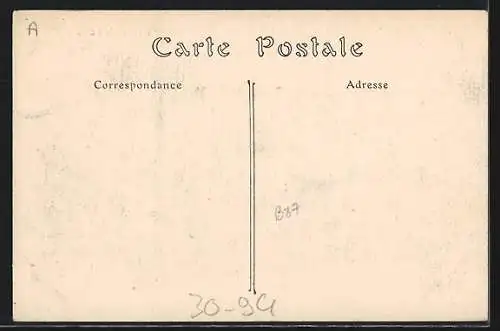 AK Campement d`Infanterie, Campagne de 1914