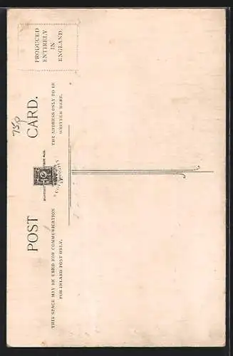 Künstler-AK sign. F. Macleoy: Landstreicher schläft auf dem Feld