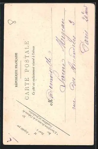 AK Cannes, L`Église Notre-Dame de Bon-Voyage et la foule devant l`église