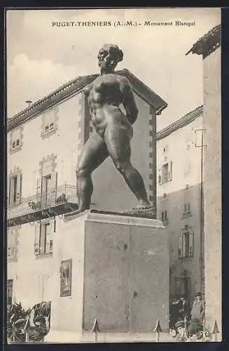 AK Puget-Théniers, Monument Blanqui