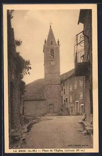 AK Le Broc, Place de l`Église