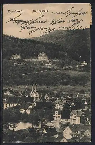 AK Murrhardt, Teilansicht und Hohenstein