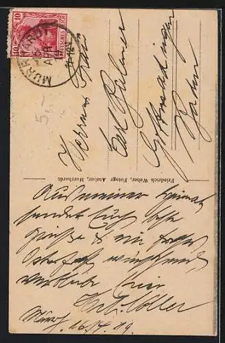 AK Murrhardt, Teilansicht und Hohenstein