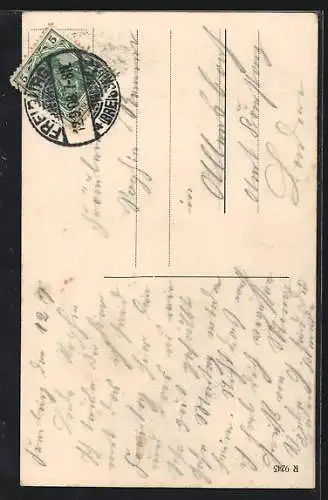 AK Freiburg i. Br., Teilansicht mit Münster