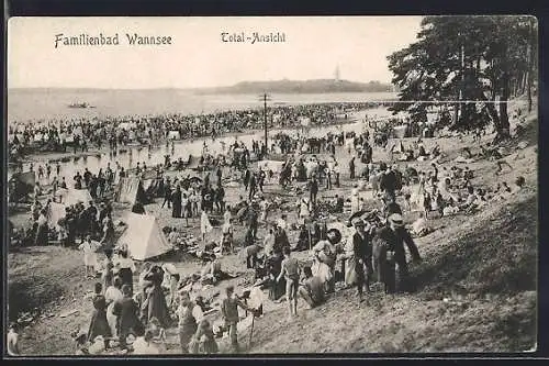 AK Berlin-Wannsee, Total-Ansicht