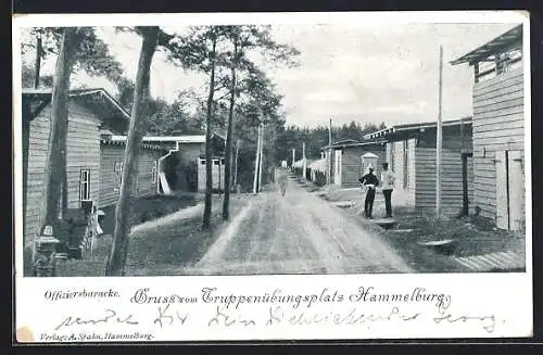AK Hammelburg, Truppenübungsplatz, Offiziersbaracke