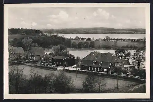 AK Nieder-Kleveez /Plön, Gasthaus und Pension Fährhaus