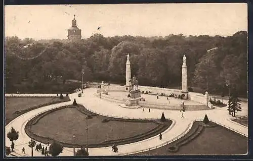 AK Berlin-Charlottenburg, Kaiser Friedrich-Denkmal
