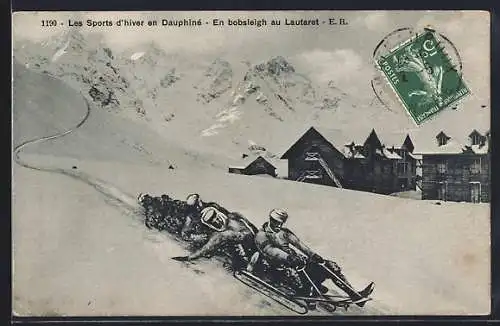 AK Lautaret /Dauphiné, Les Sports d`hiver, En bobsleigh