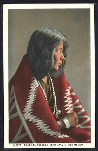 AK Laguna, New Mexico, Lo-Lee.Ta, Pueblo Girl, Indianerin