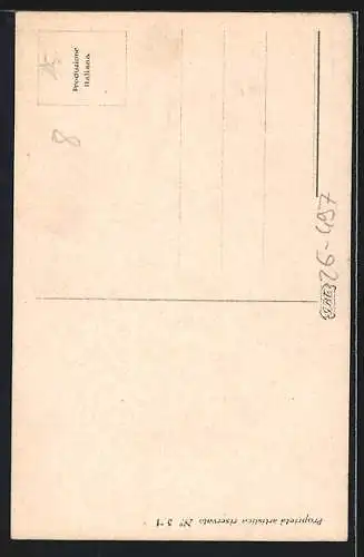 Künstler-AK A. Zandrino: Junge Frau mit Blumenkorb