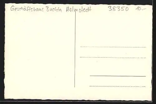 AK Helmstedt, Geschäftshaus Buchta, Hausmannsturm, Zonengrenze, Alte Universität