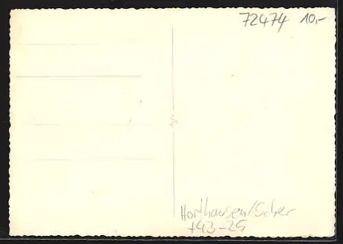 AK Harthausen /Scher, Kutsche mit anmutiger Frau auf dem Sängerfest