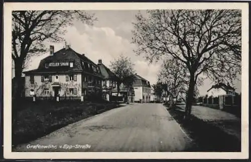 AK Grafenwöhr, von Epp-Strasse, Atelier Spahn