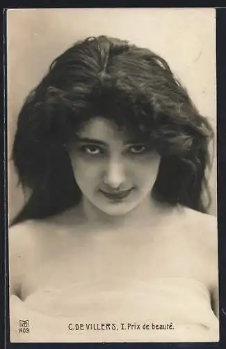 AK Schönheitskönigin C. De Villers, I. Prix de beauté