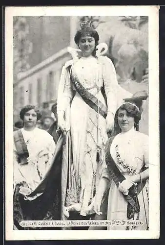 AK Paris, La Mi Carème, La Reine des Reines