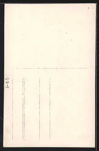 Foto-AK Student in Uniform mit Degen