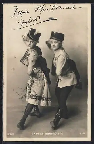 AK Danses Hongroises, ungarischer Volkstanz