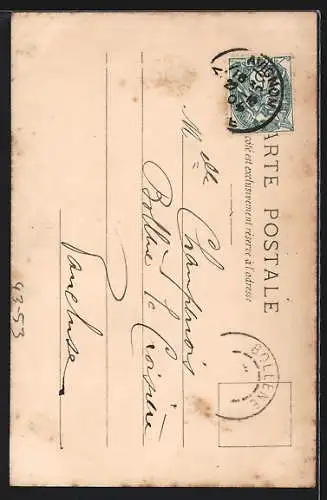 AK Danses Hongroises, ungarischer Volkstanz