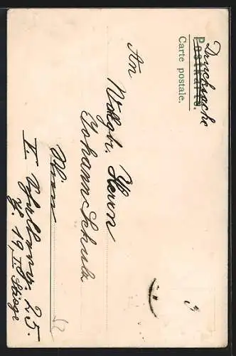 Künstler-AK Alfred Mailick: Ostern, Der Herr auf einem Feldweg