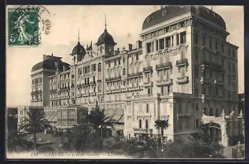 AK Cannes, L`Hôtel Gallia majestueux et imposant