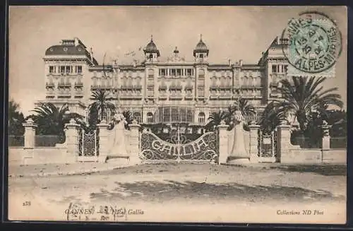 AK Cannes, L`Hôtel Gallia et son entrée majestueuse