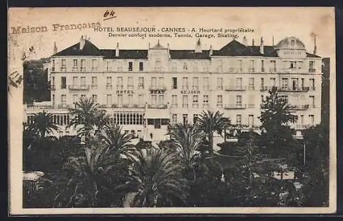 AK Cannes, Hôtel Beau Séjour avec palmiers et confort moderne
